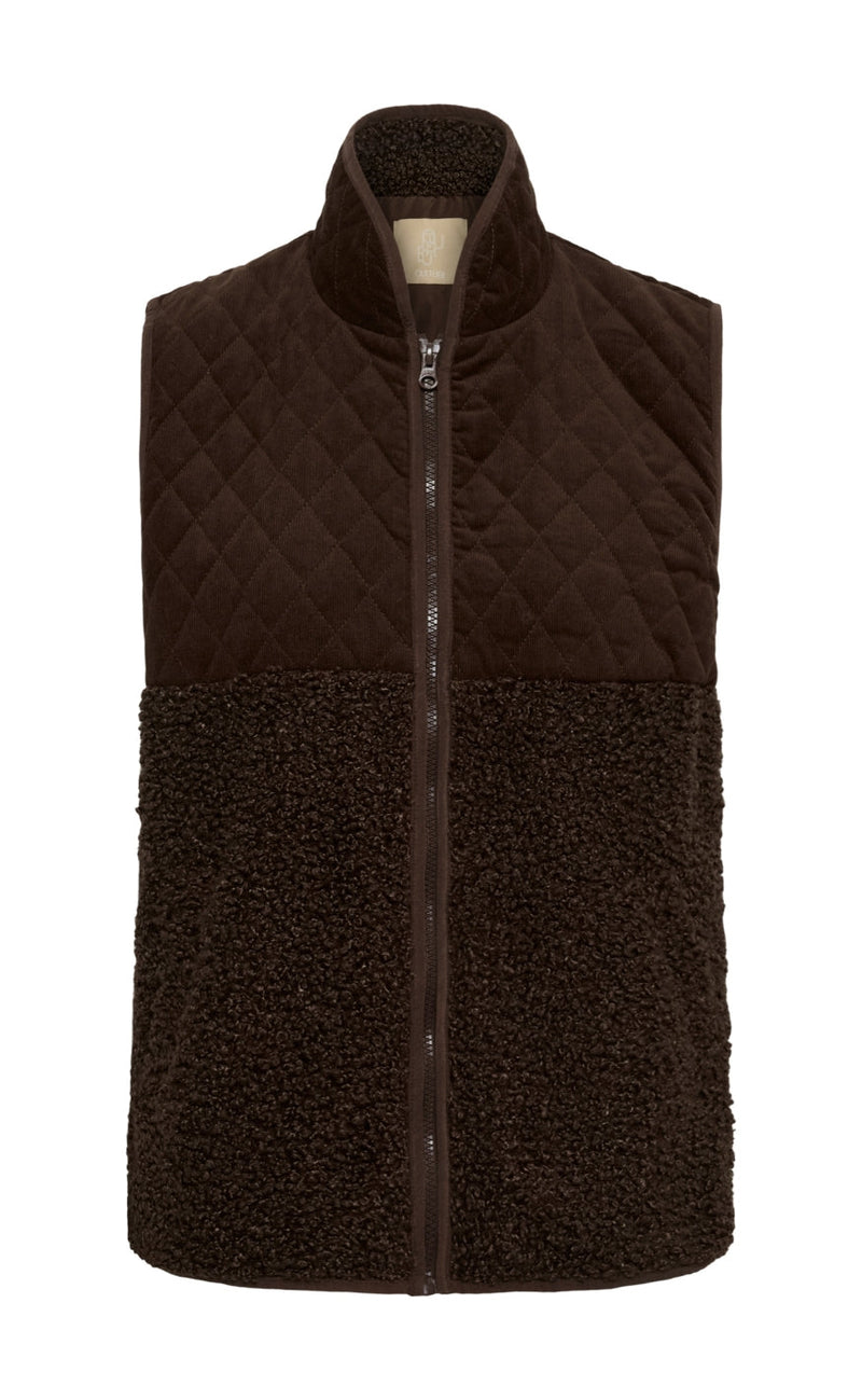 Culture Vest - Lenia - Coffee Bean