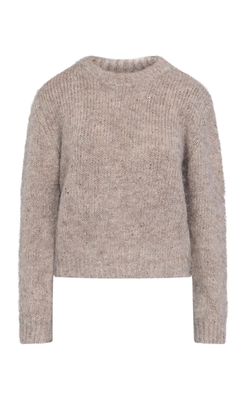 Sisters Point Genser - LESSIE-PU - Beige Glitter