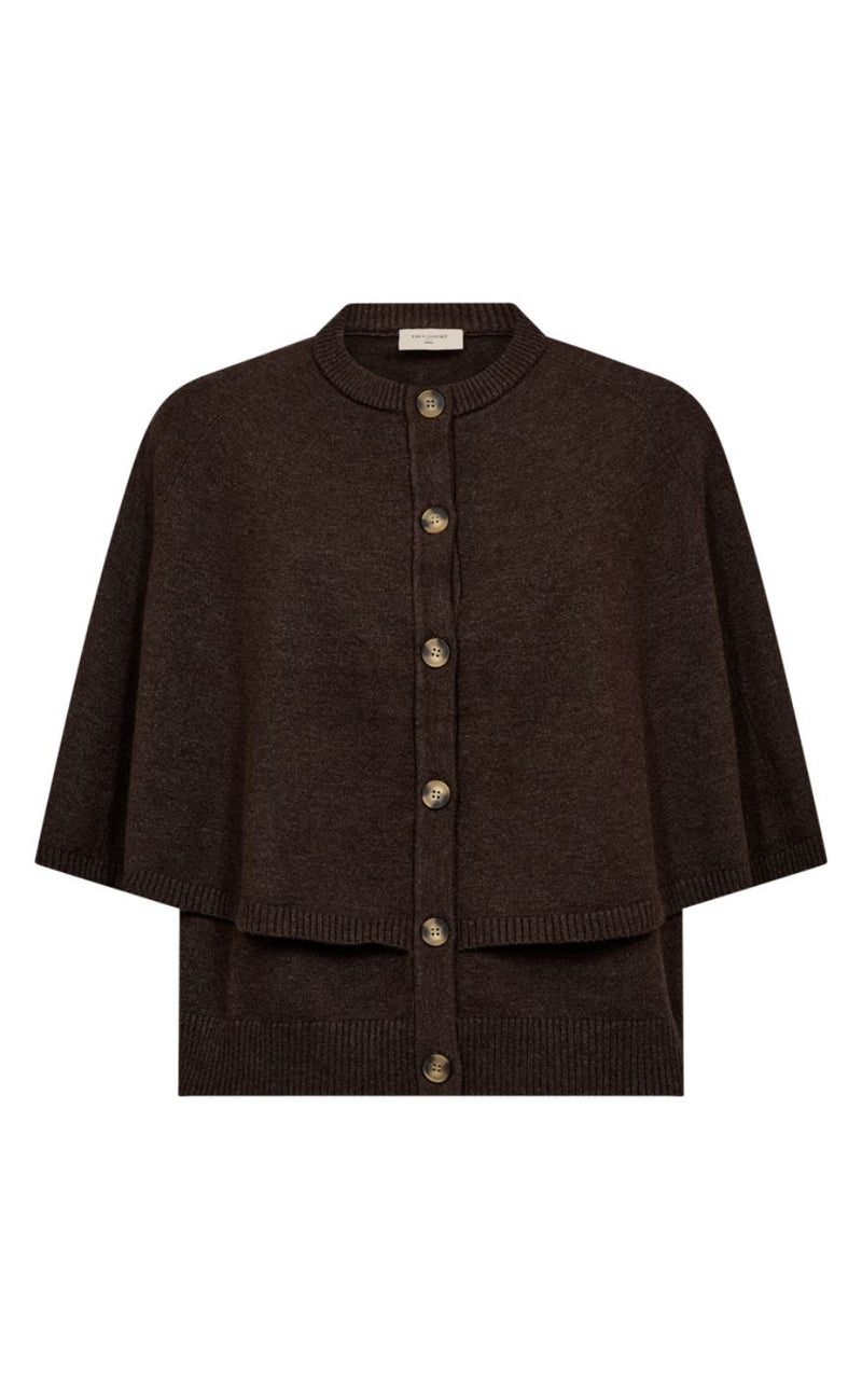 Freequent Cardigan - Cappa - Mole Melange
