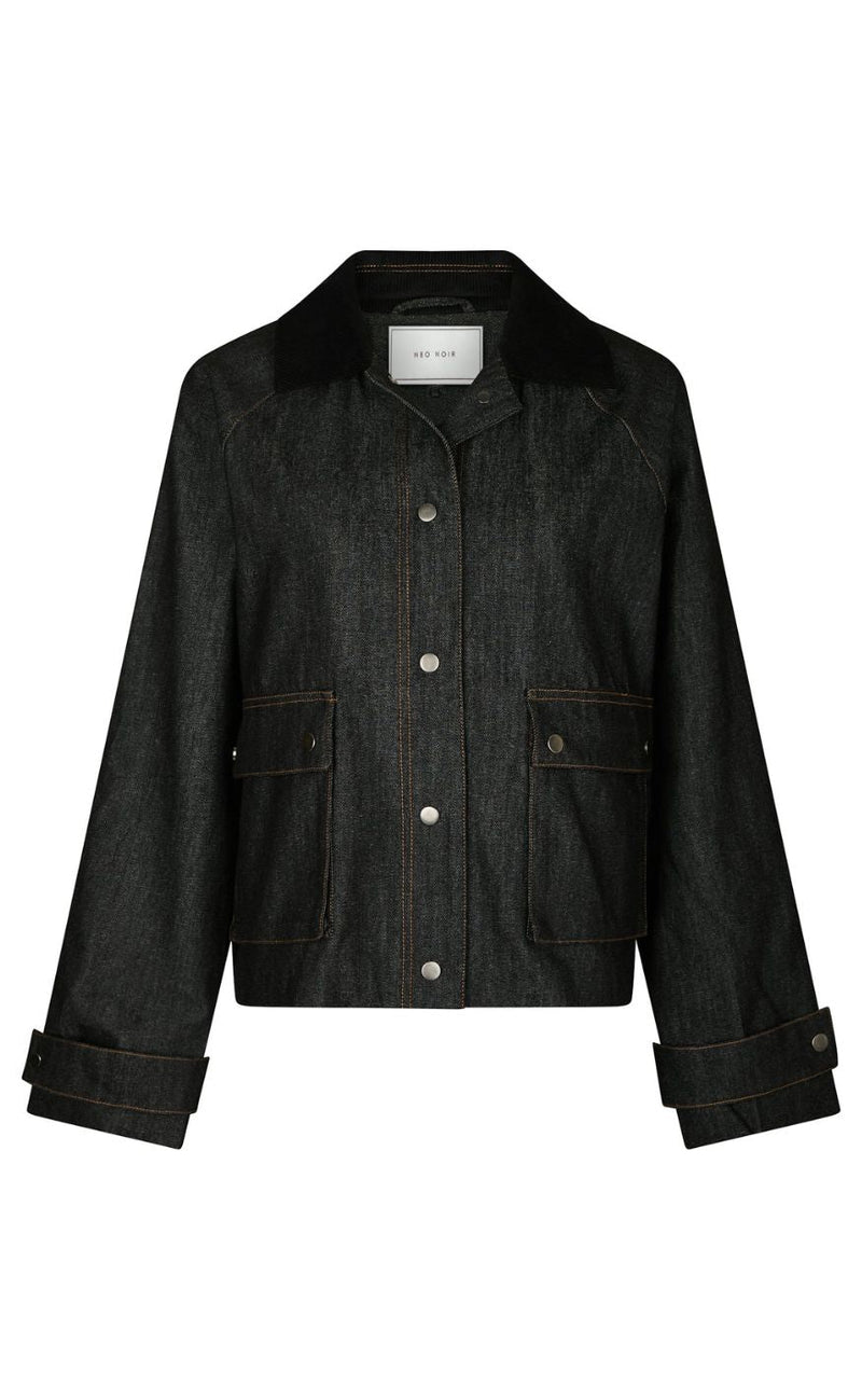 Neo Noir Jakke - Vista Denim Cord - Dark Blue