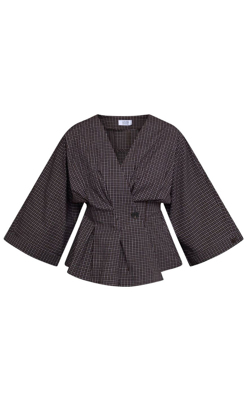 Love & Divine Skjorte - Love1510-1 - Brown Check