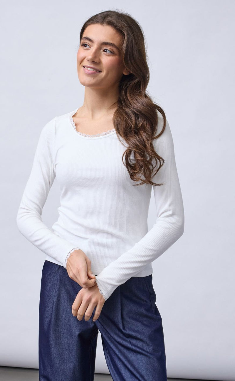 Sisters Point Bluse - Vacco - Off White