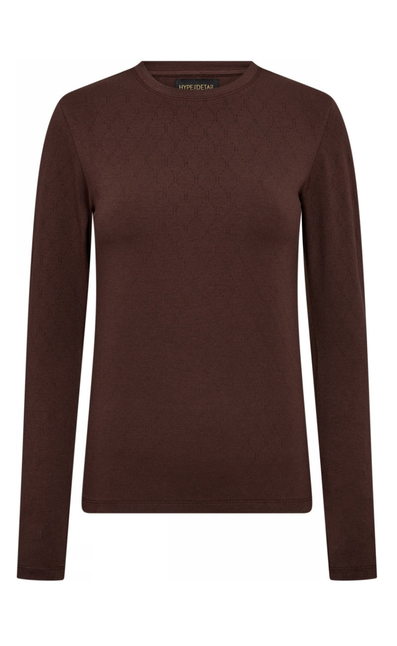 Hype The Detail Bluse - 600-14 - Brown