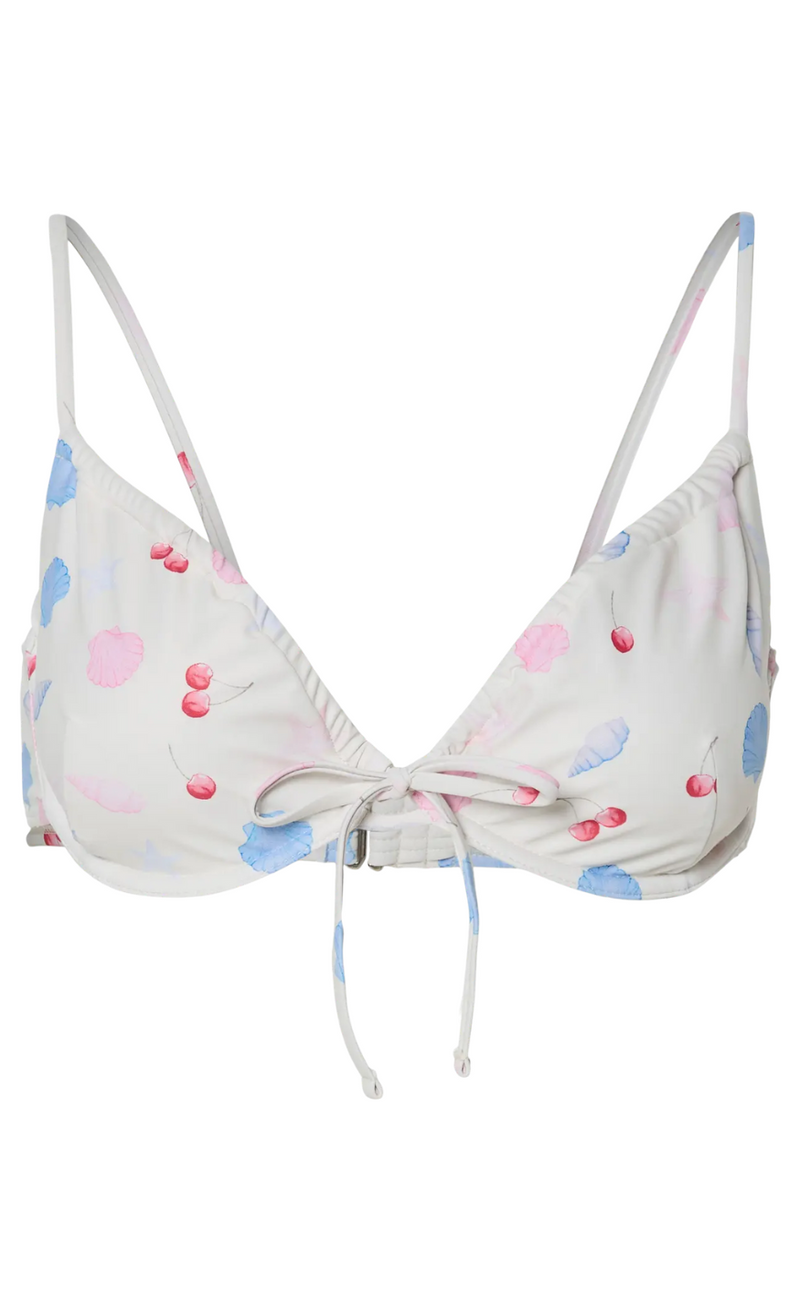 Pieces Bikinitopp - Lippa - Cloud Dancer/Doodle