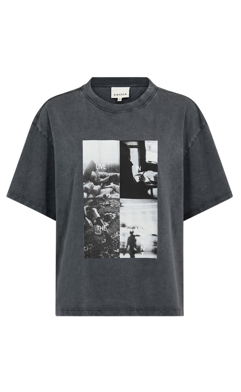 Gossia T-Shirt - Maggie - Black Washed