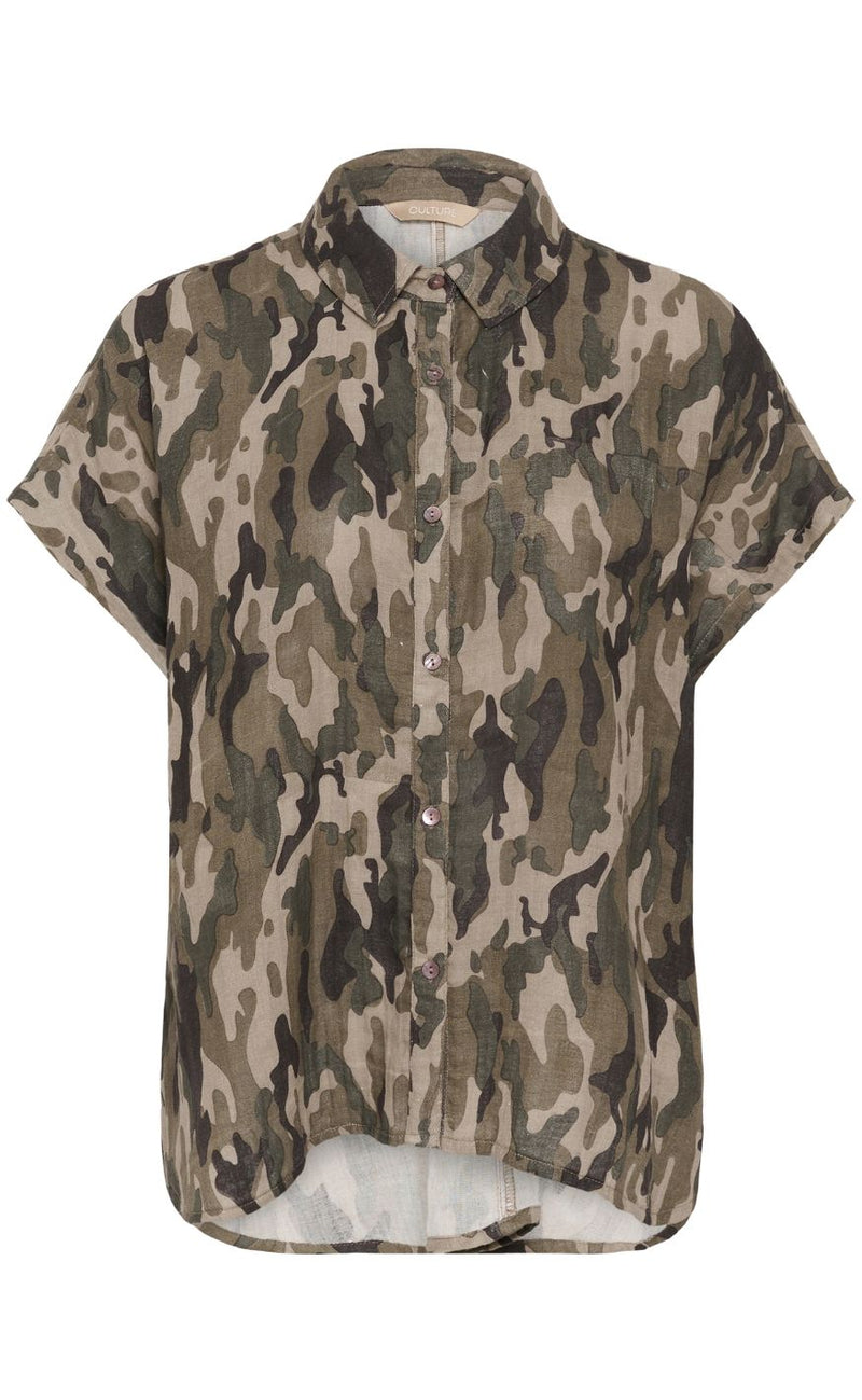 Culture Skjorte - Myra Elina - Camouflage