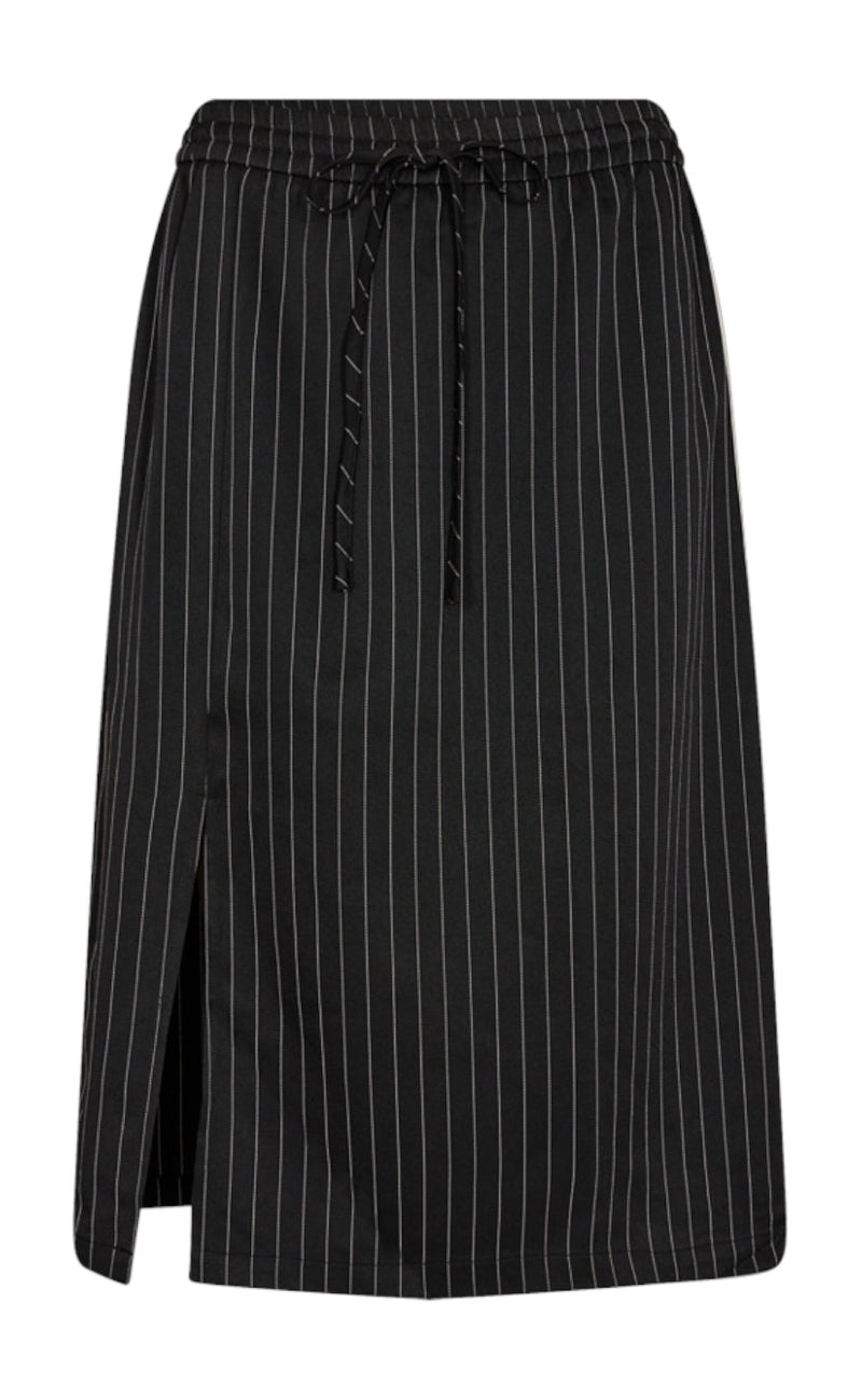 Freequent Skjørt - Lovin - Black W. Off-White