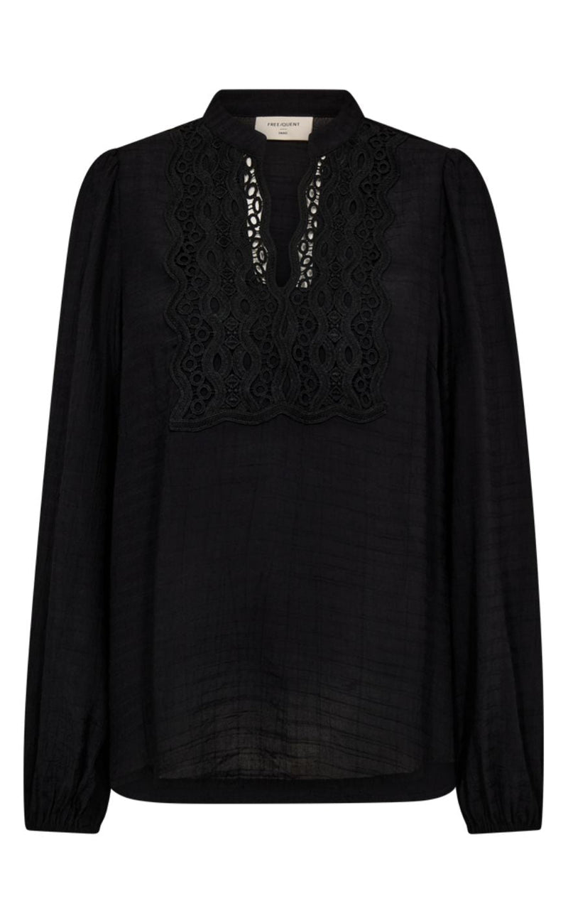 Freequent Bluse - Shu - Black