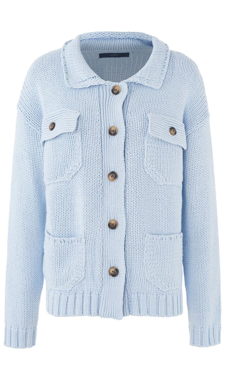 Luxzuz Cardigan - Beatriz - 501 Cerulean Blue