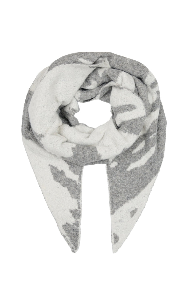 Marta Du Chateau Skjerf - Freesia - Light Grey