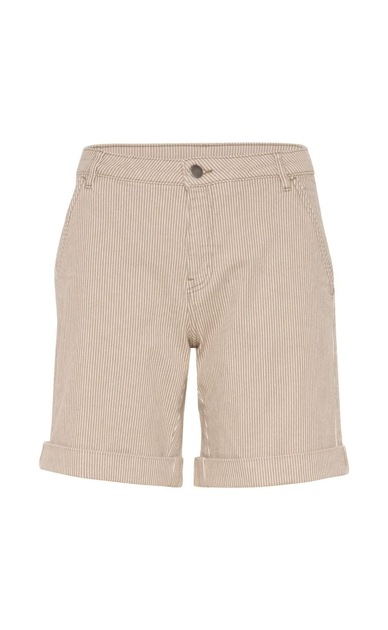 Culture Shorts - Milky - Dune/White Stripe
