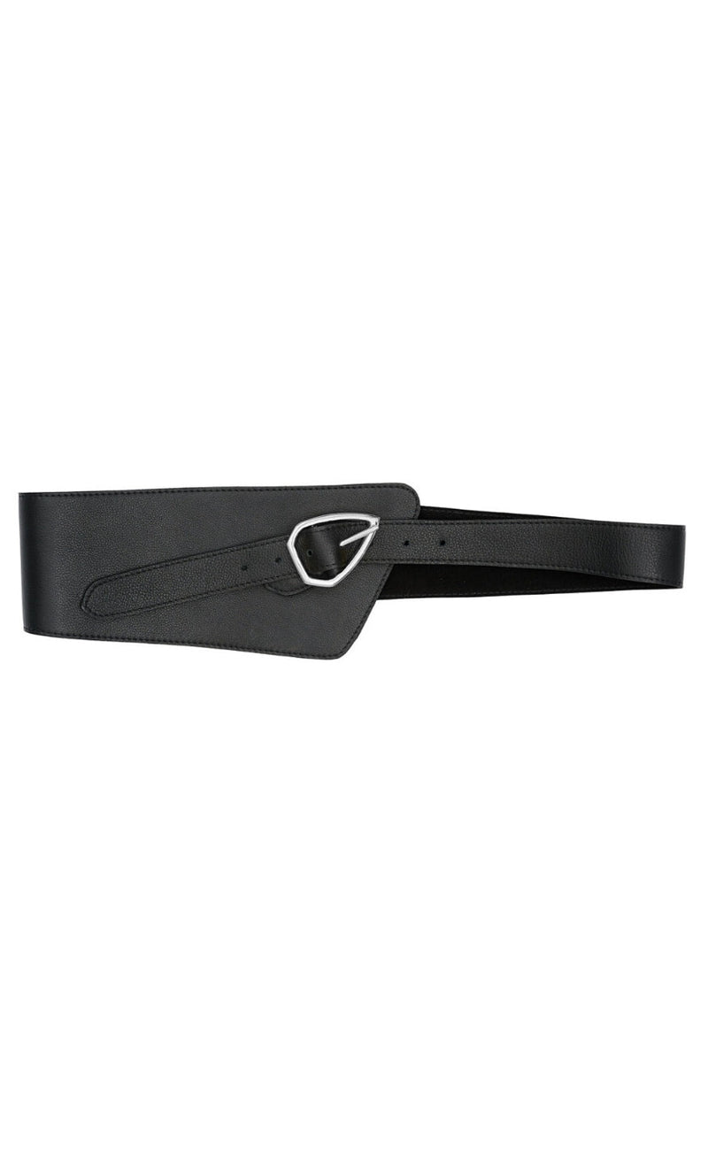 Tim & Simonsen Belte - Elle Wide - Black/Silver