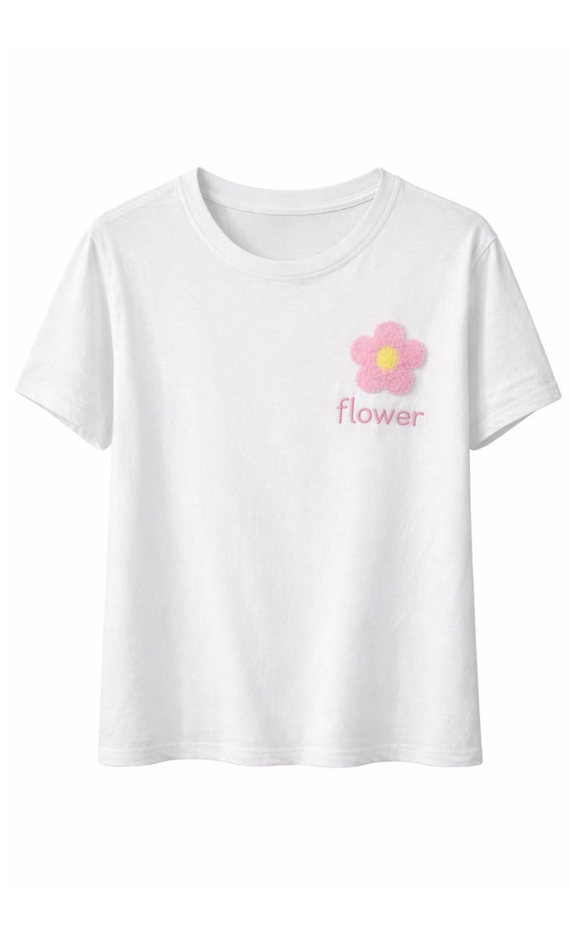 Marta Du Chateau T-shirt - Avella - White/Pink