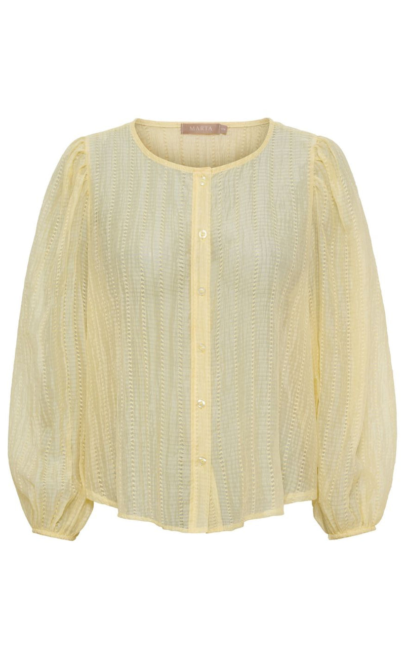 Marta Du Chateau Skjorte - Roselle - Yellow
