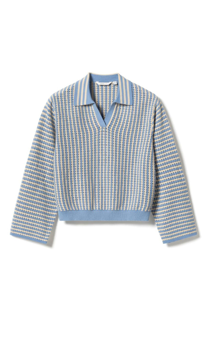 Noella Genser - Makenna - Deon Blue Stripe