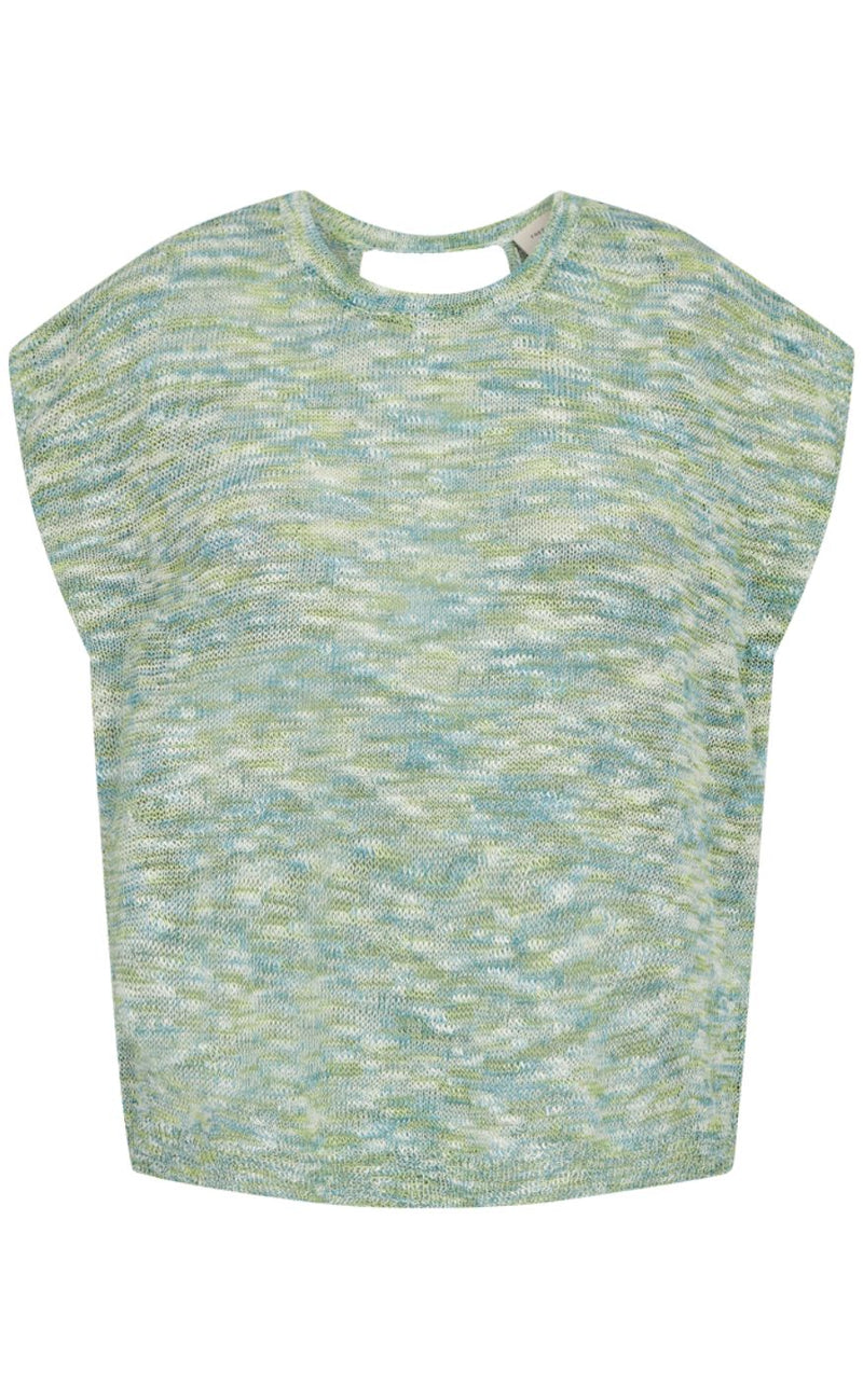 Freequent Topp - Valter - Sharp Green w. Brilliant White