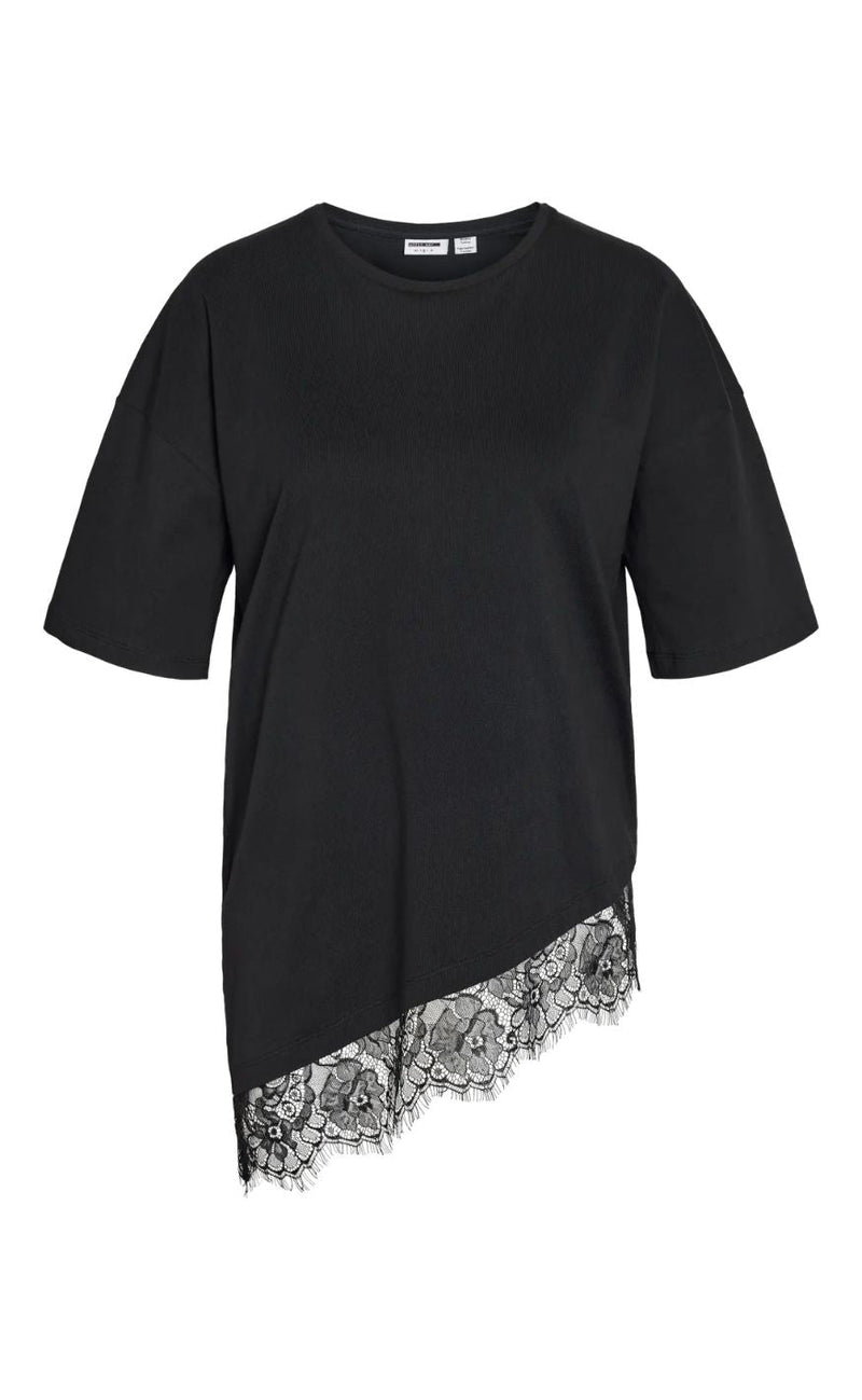 Noisy May T-shirt - Easy Lace - Black