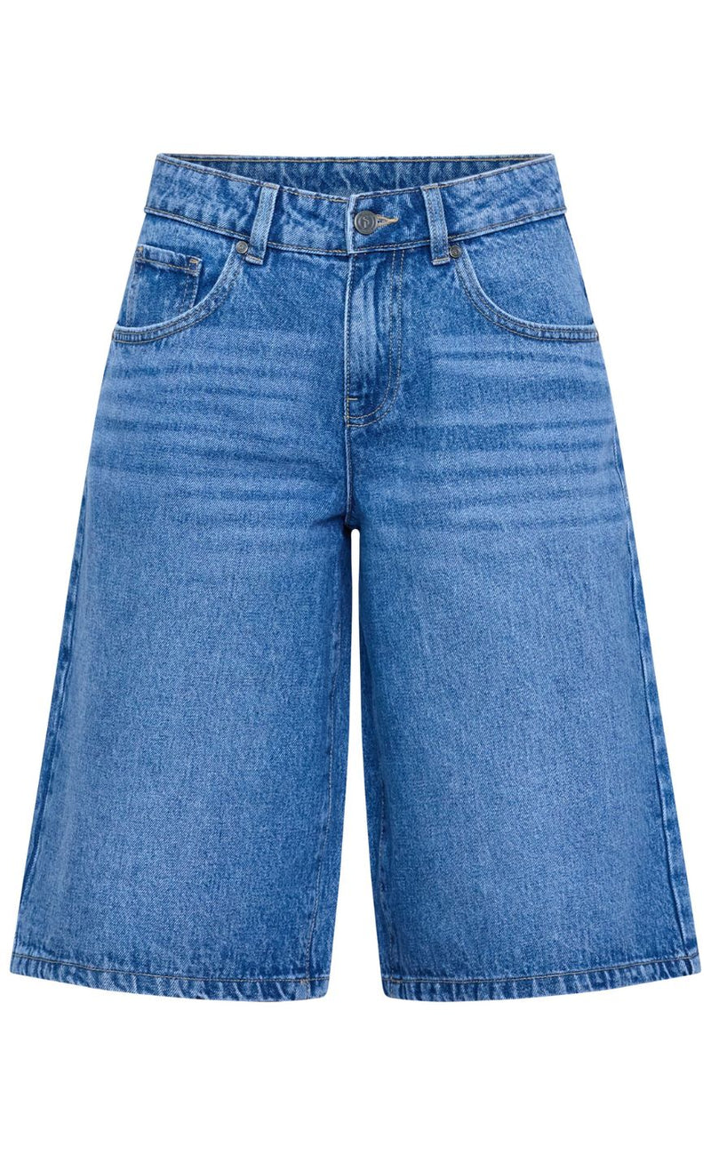Sisters Point Shorts - OFIRA-SHO - Mid Blue Denim