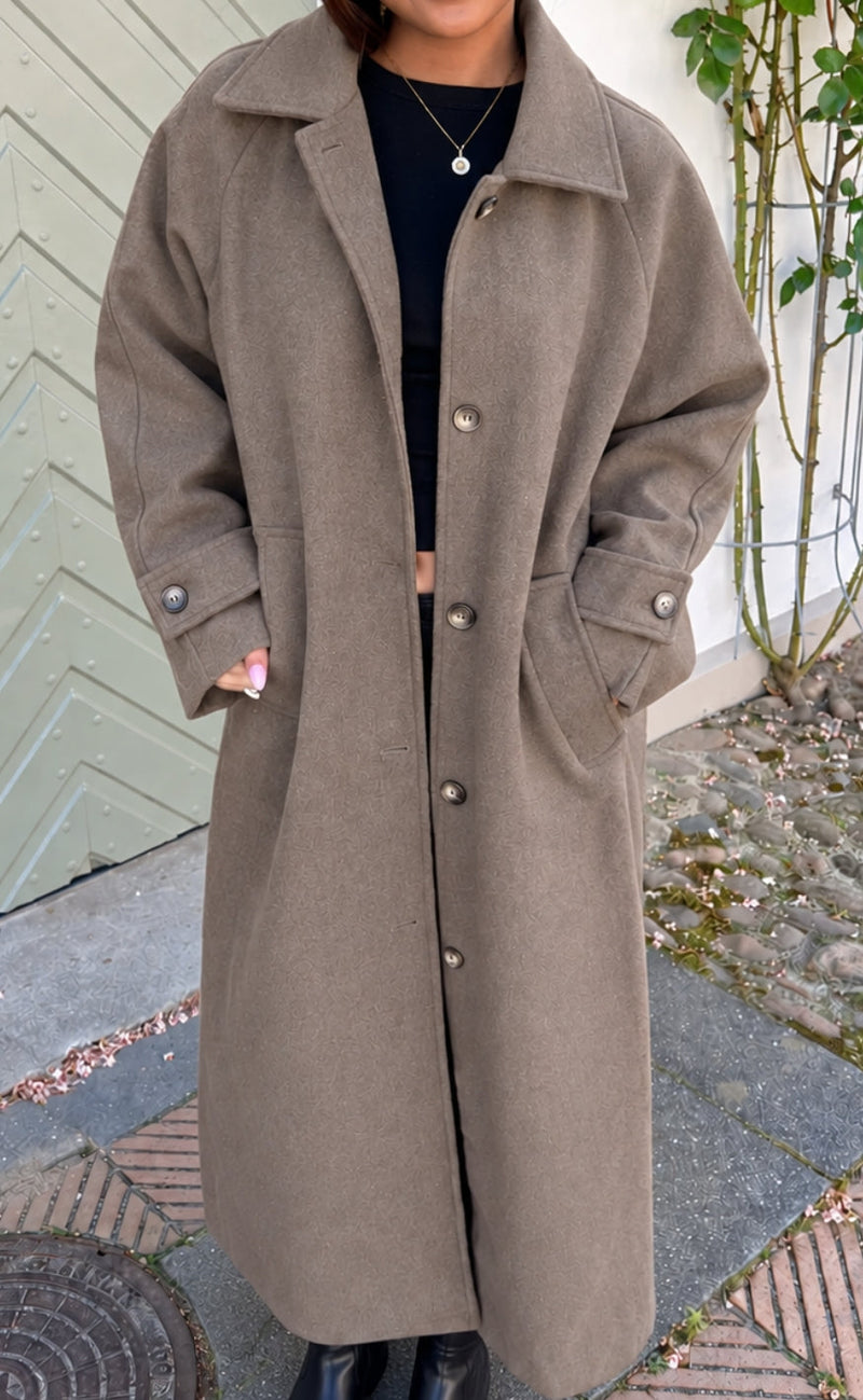 Say INA Copenhagen Kåpe - Vienna - Light Taupe Melange