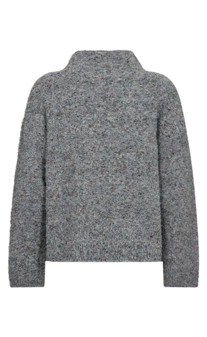 Freequent Genser - Grsnemes - Dark Grey Melange