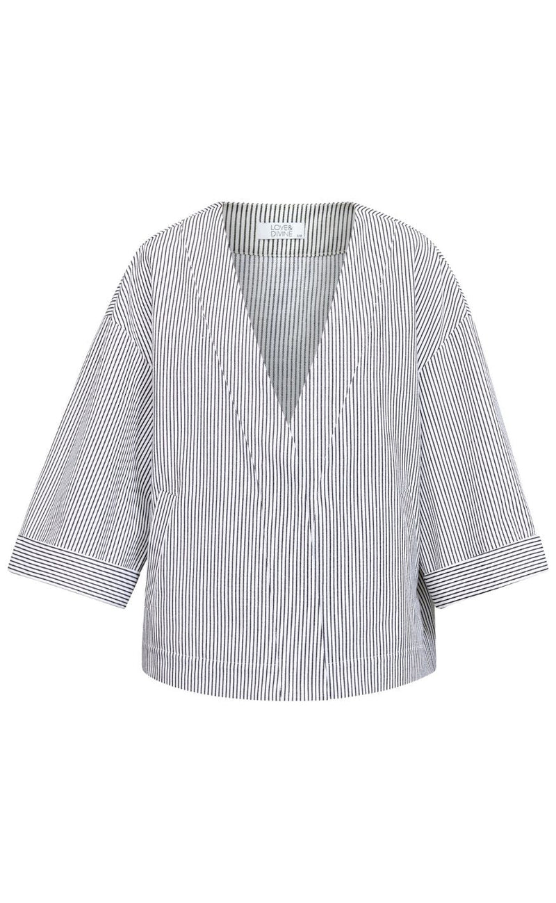 Love & Divine Cardigan - Love1521 - Stripes