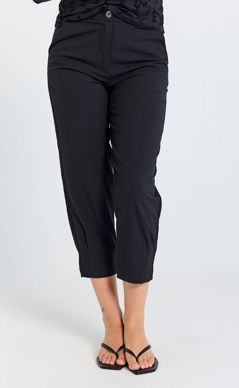 Freequent Bukser - Swift - Dark Grey Melange