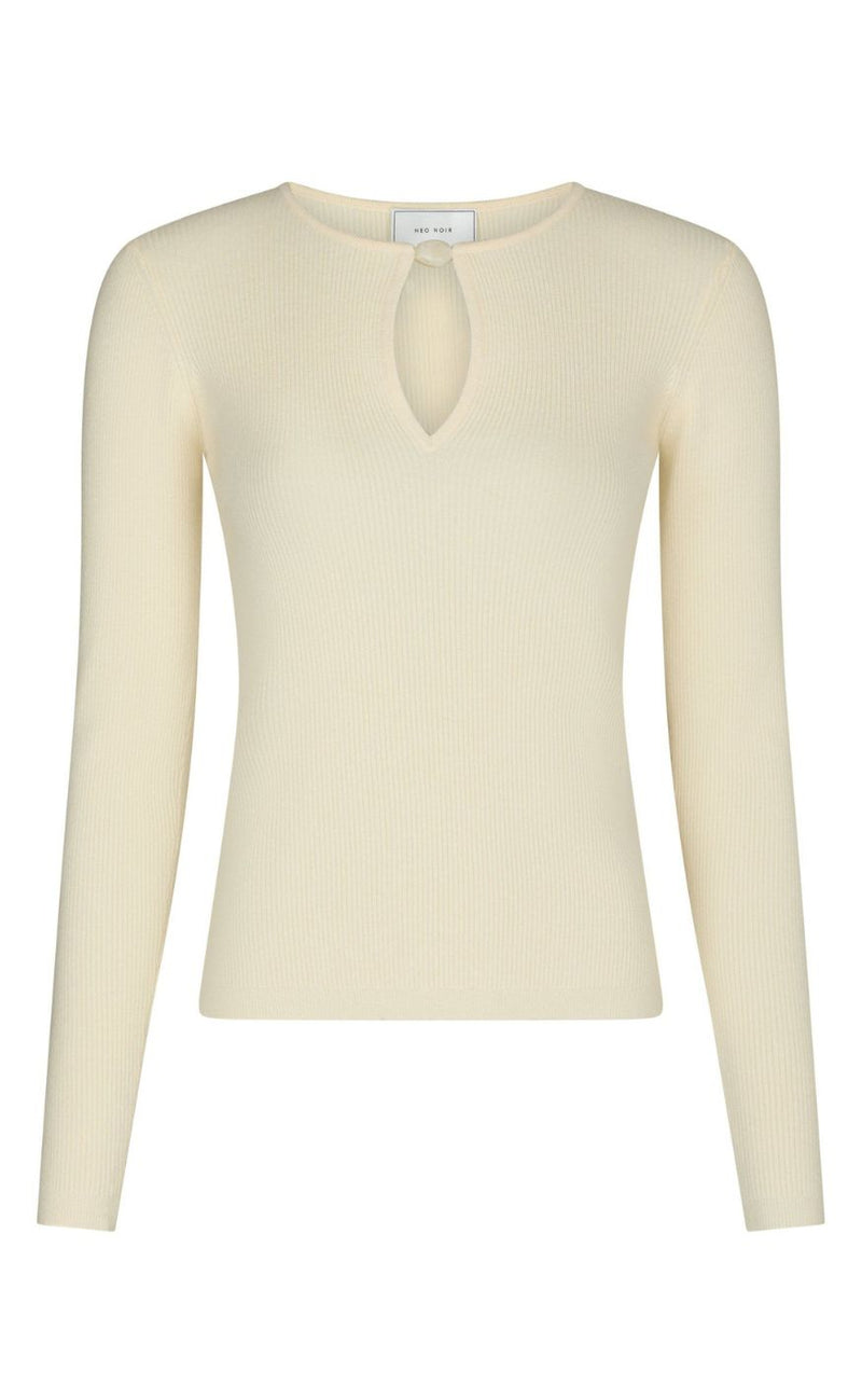 Neo Noir Bluse - Babetti Knit - Light Yellow