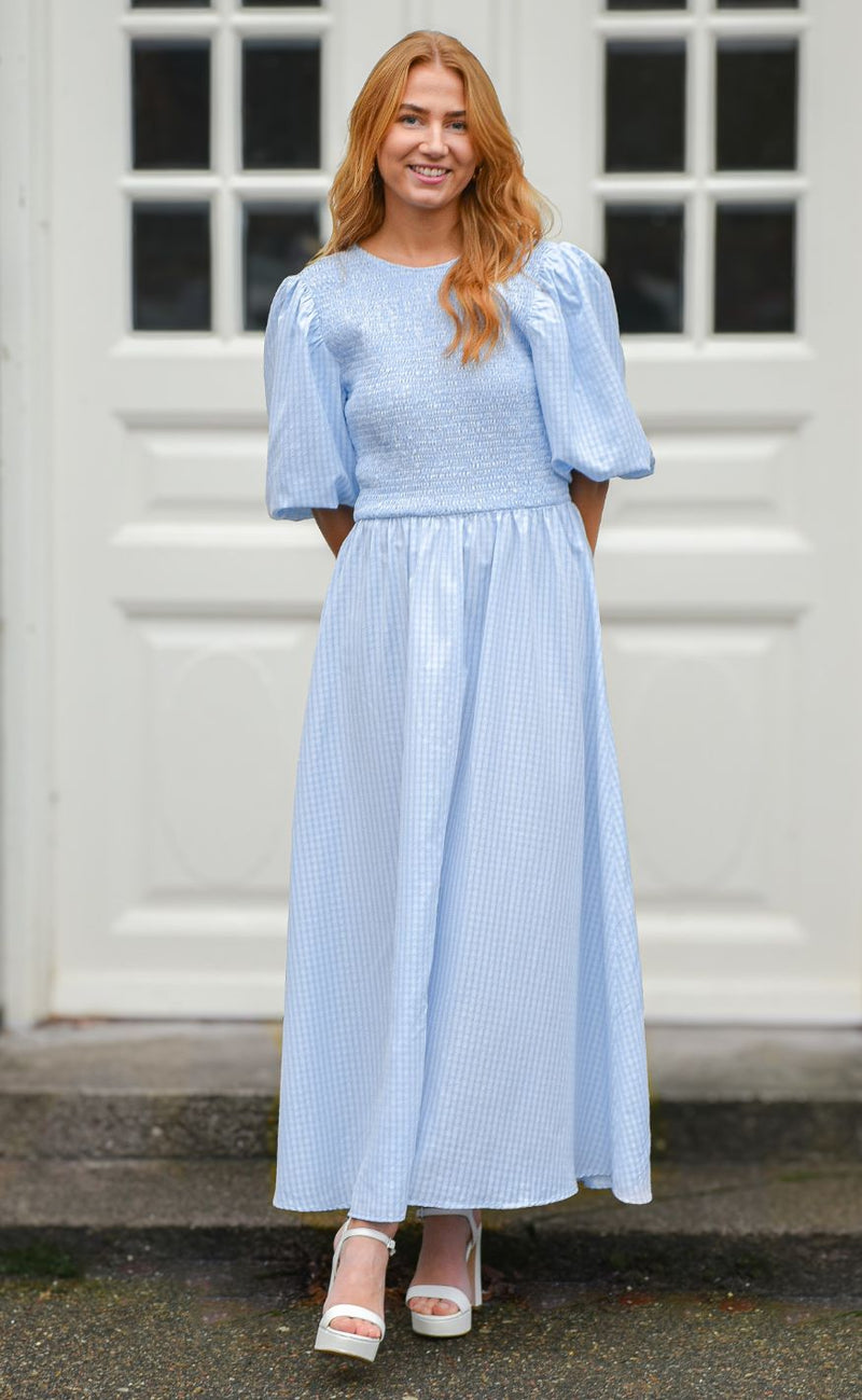 A-View Kjole - Tabita - Light Blue