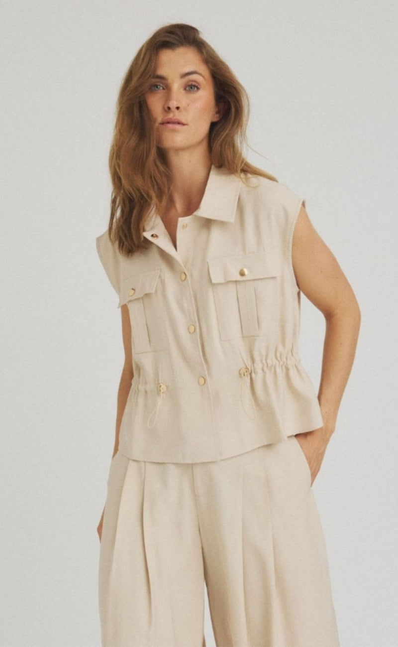Luxzuz Vest - Vinifred - Khaki 7036
