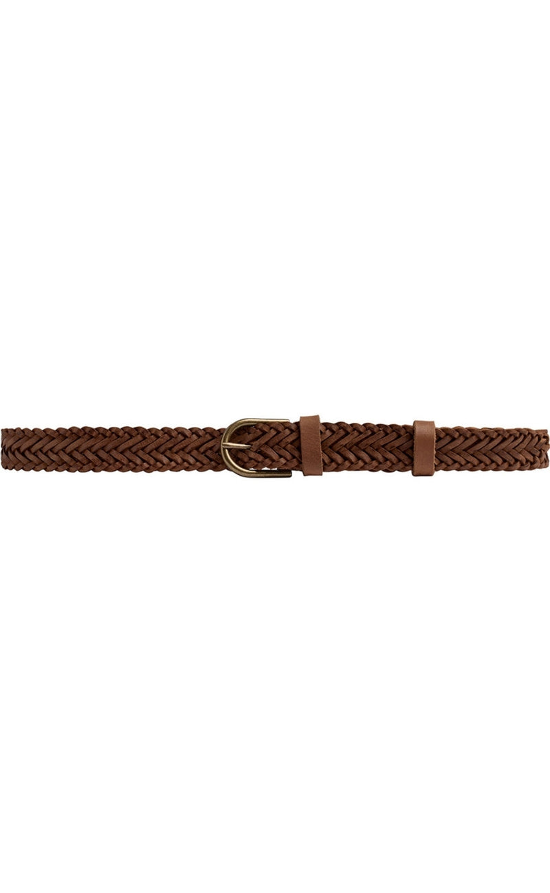 Depeche Belte - Jeans Braided - Cognac