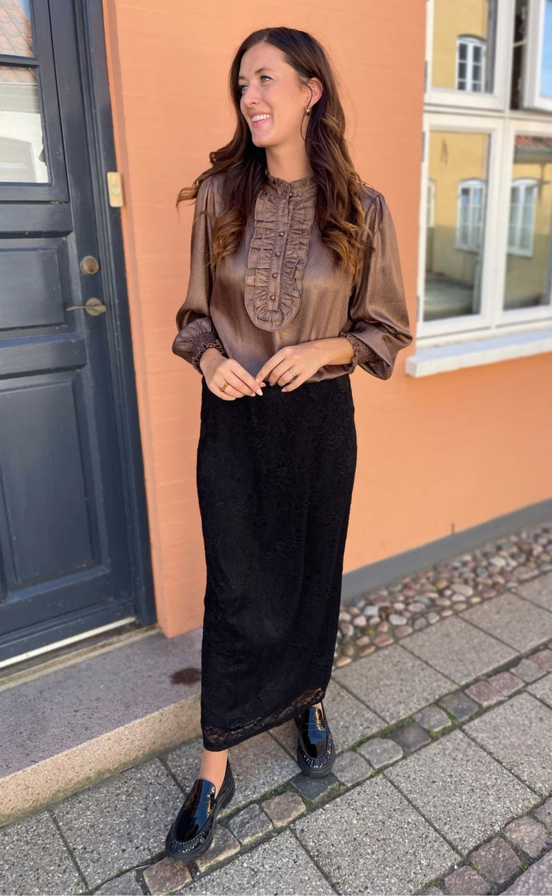 Say INA Copenhagen Skjørt - Linda Long - Black Lace