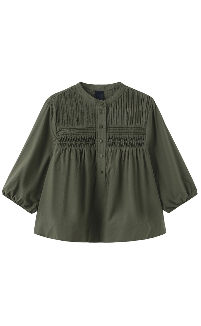 Luxzuz Bluse - Percha - Olivo