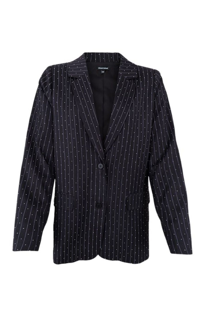 Black Colour Blazer - Angelica Strass - Black
