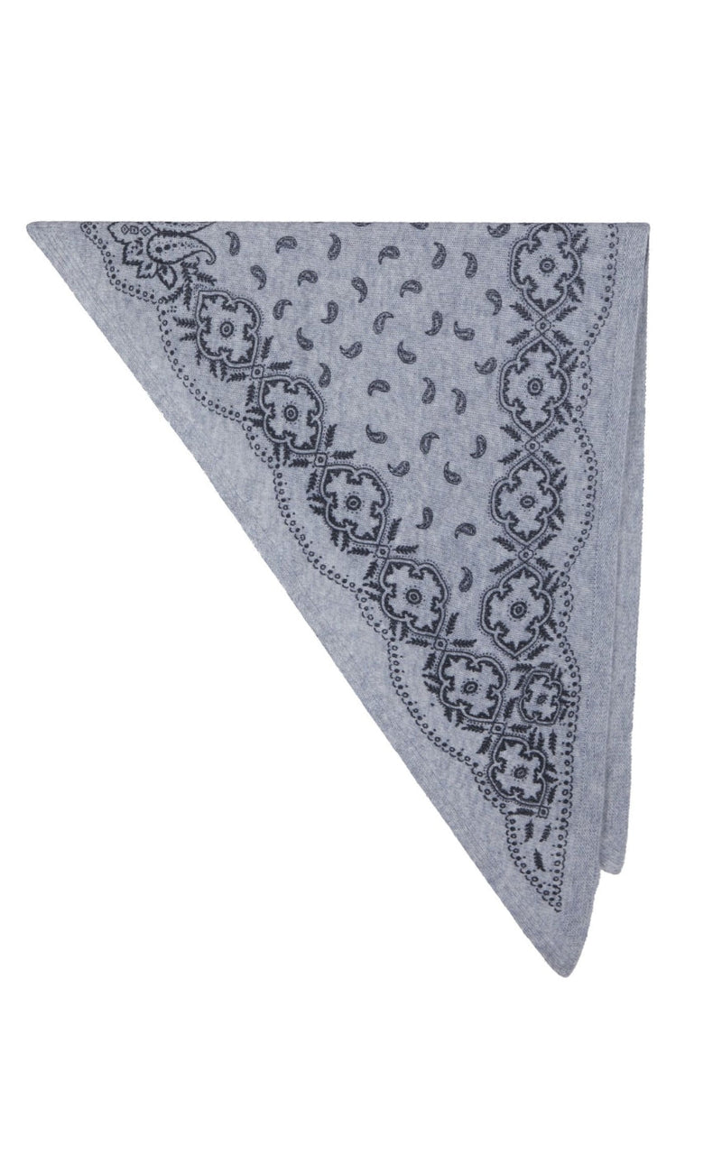 Neo Noir Skjerf - Lolana Paisley - Grey Melange