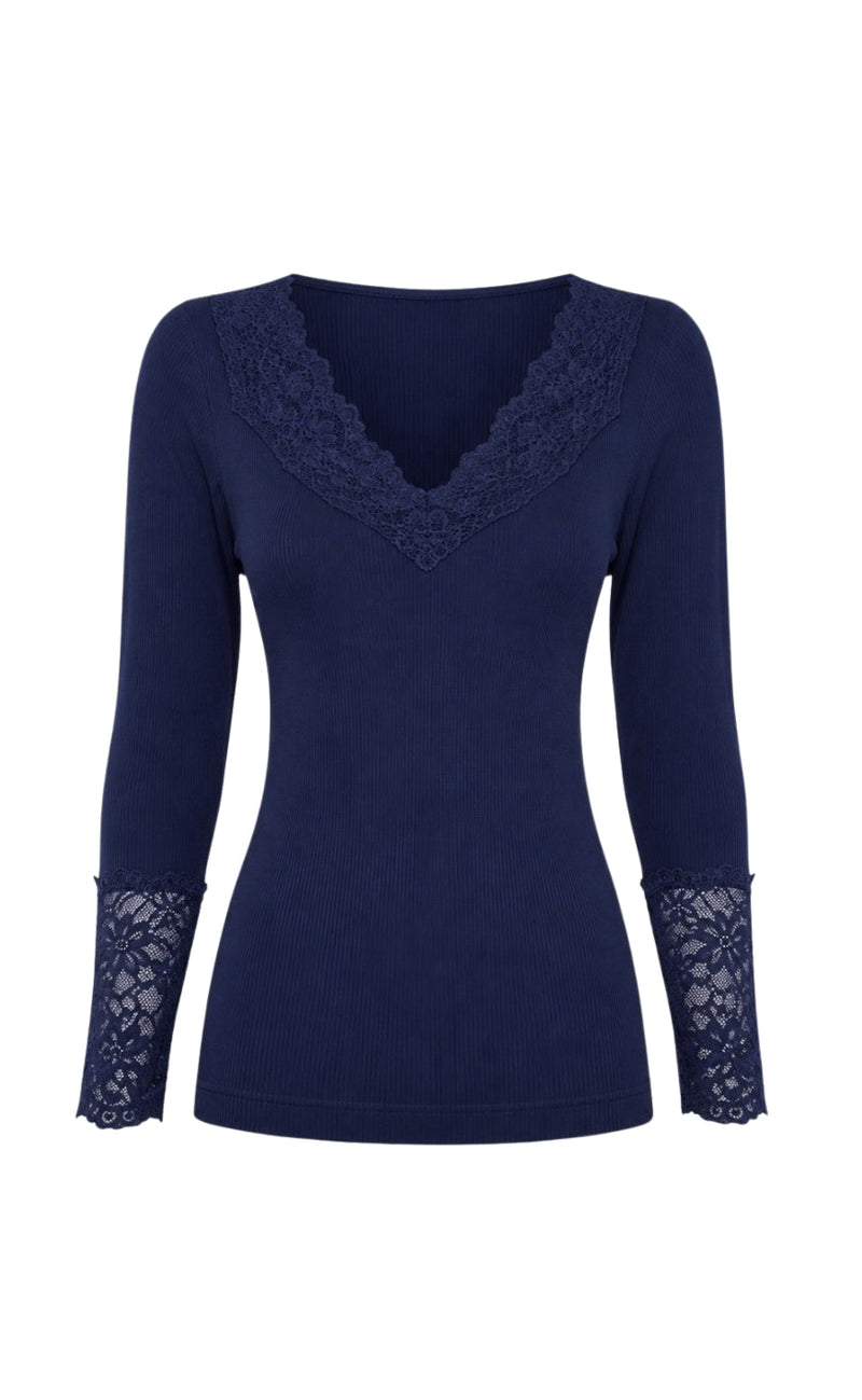 Tim & Simonsen Bluse - Belen Costina Lace - Blu