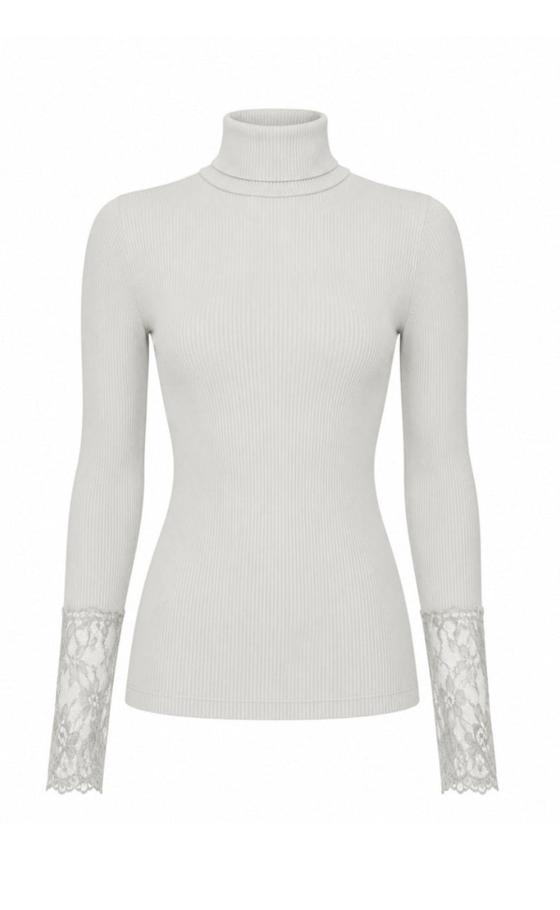Tim & Simonsen Bluse - Maja Turtle Costina Lace - Ivory