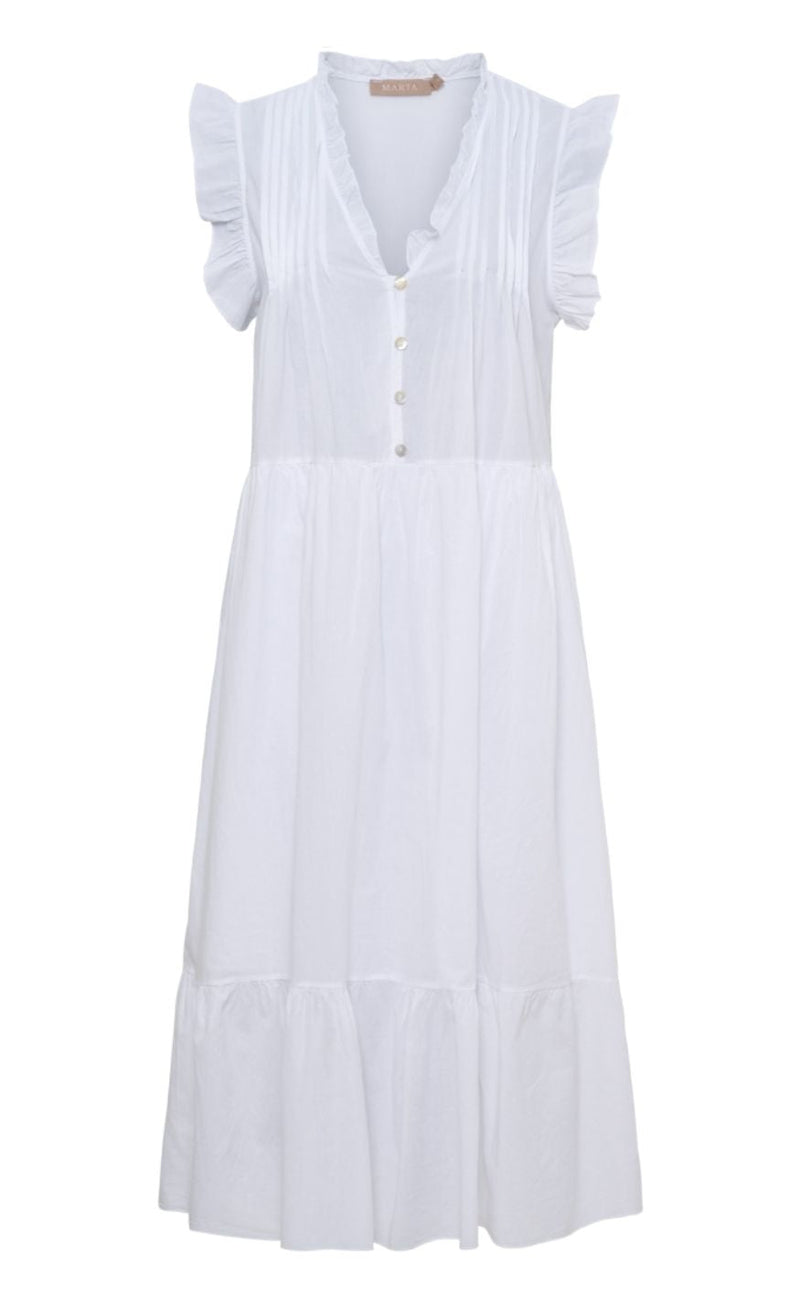 Marta Du Chateau Kjole - Jovelina - White