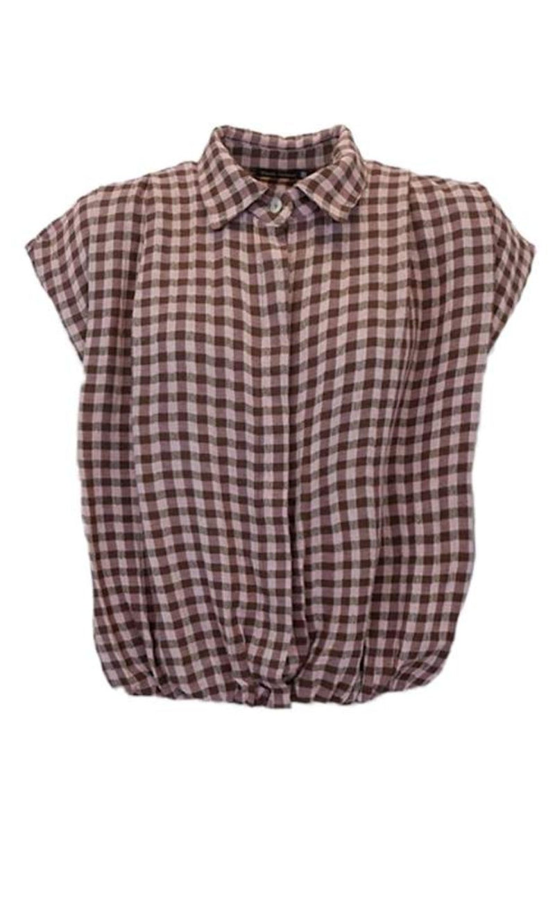 Black Colour Skjorte - Malle Bomber - Brown Check