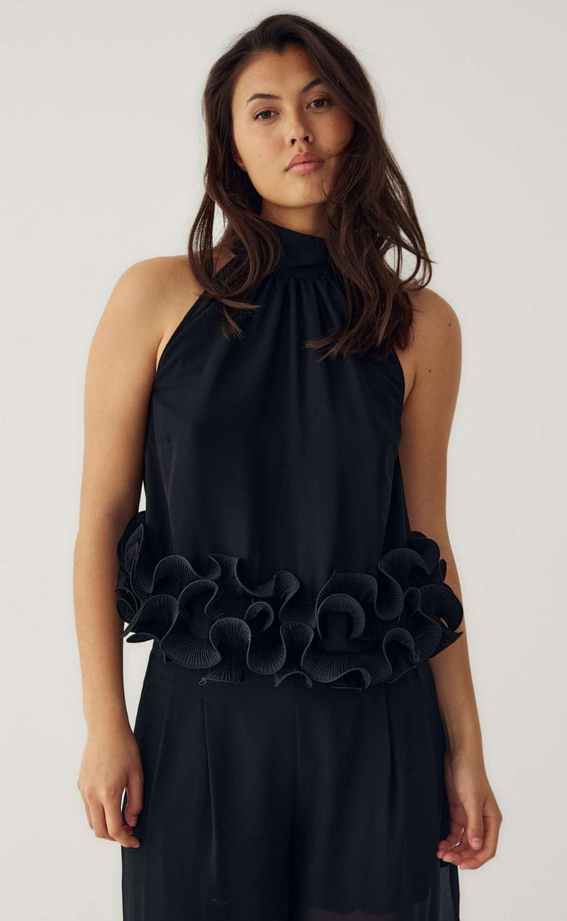 Noella Bluse - Marjolaine - Black