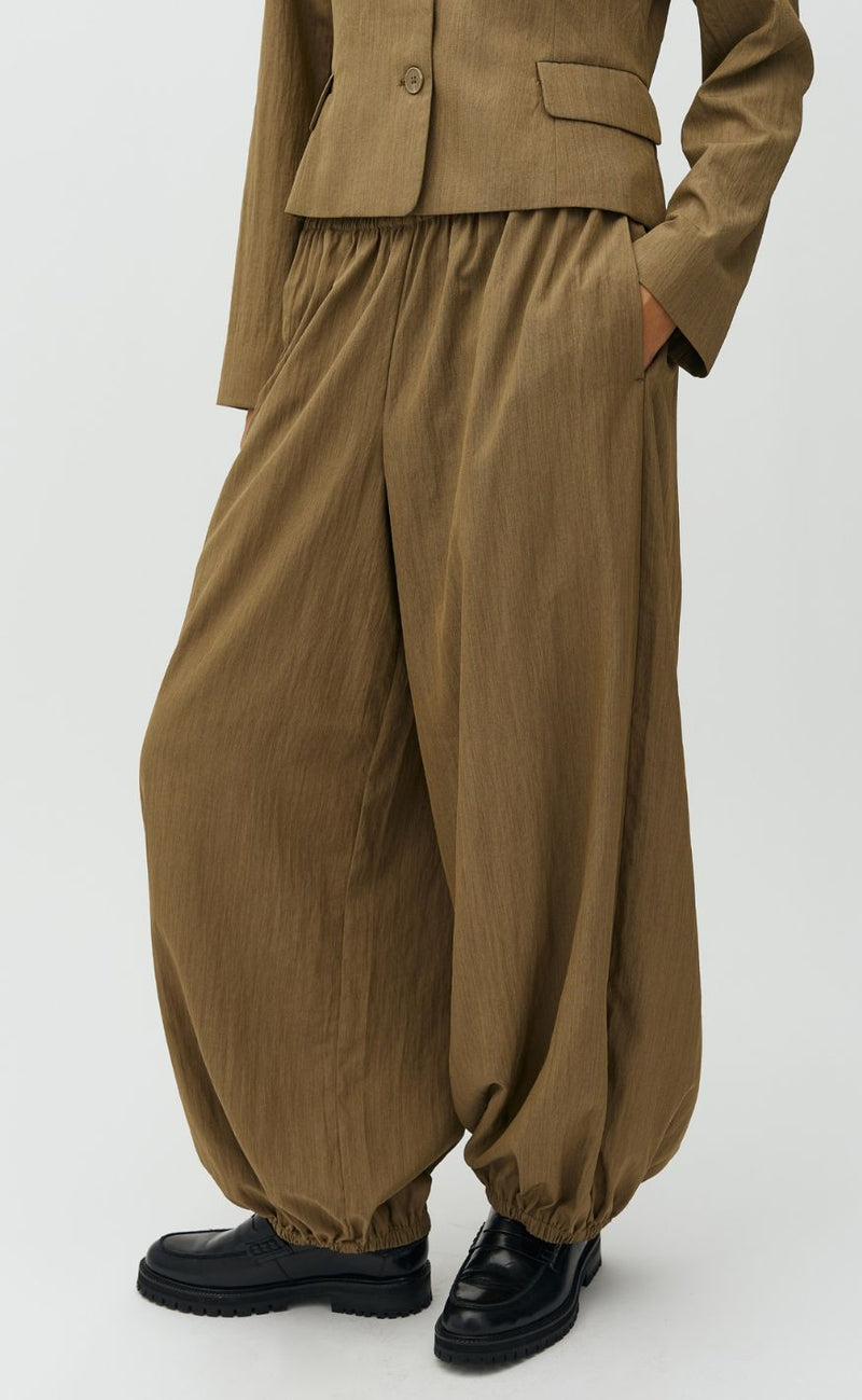 MbyM Bukser - Koons-M - Light Olive Melange
