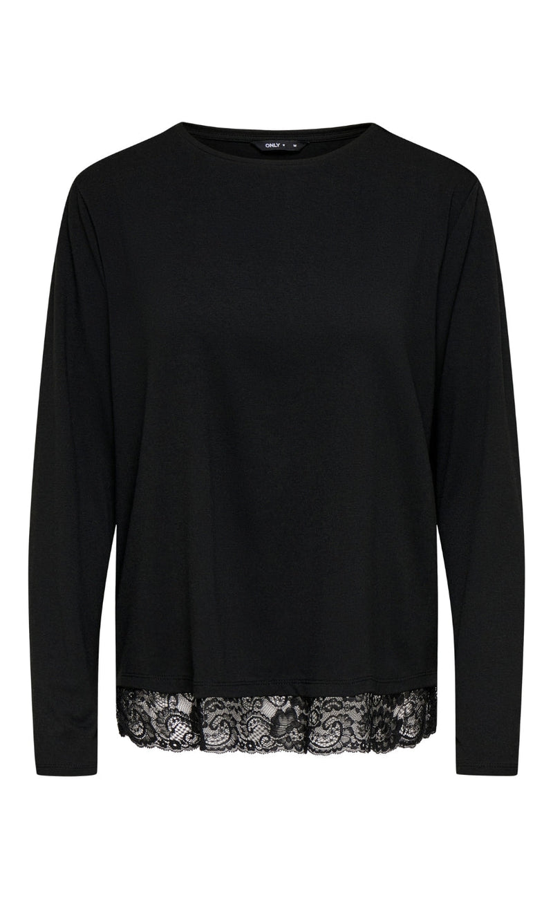 ONLY Bluse - Moster Lace - Black Tone