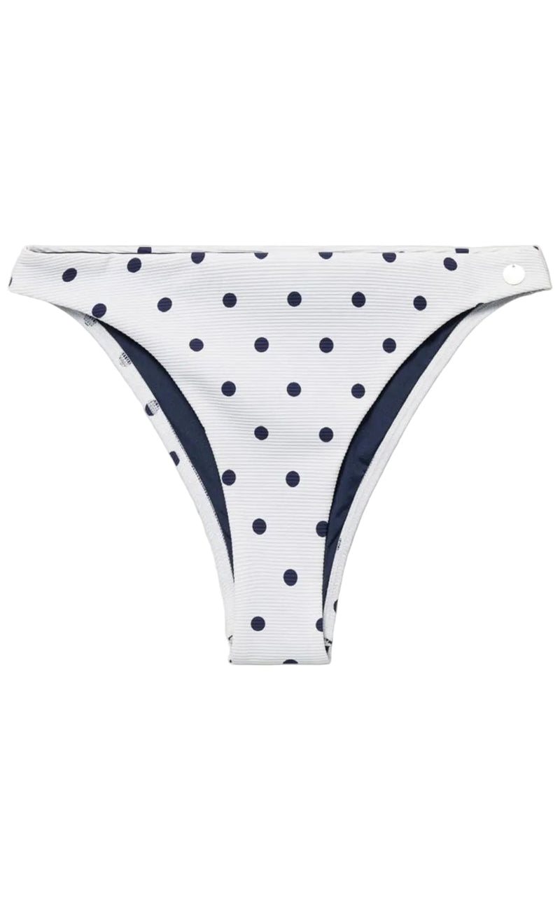 Panos Emporio Bikinitruse - Nefeli Polka Dot - White/Navy