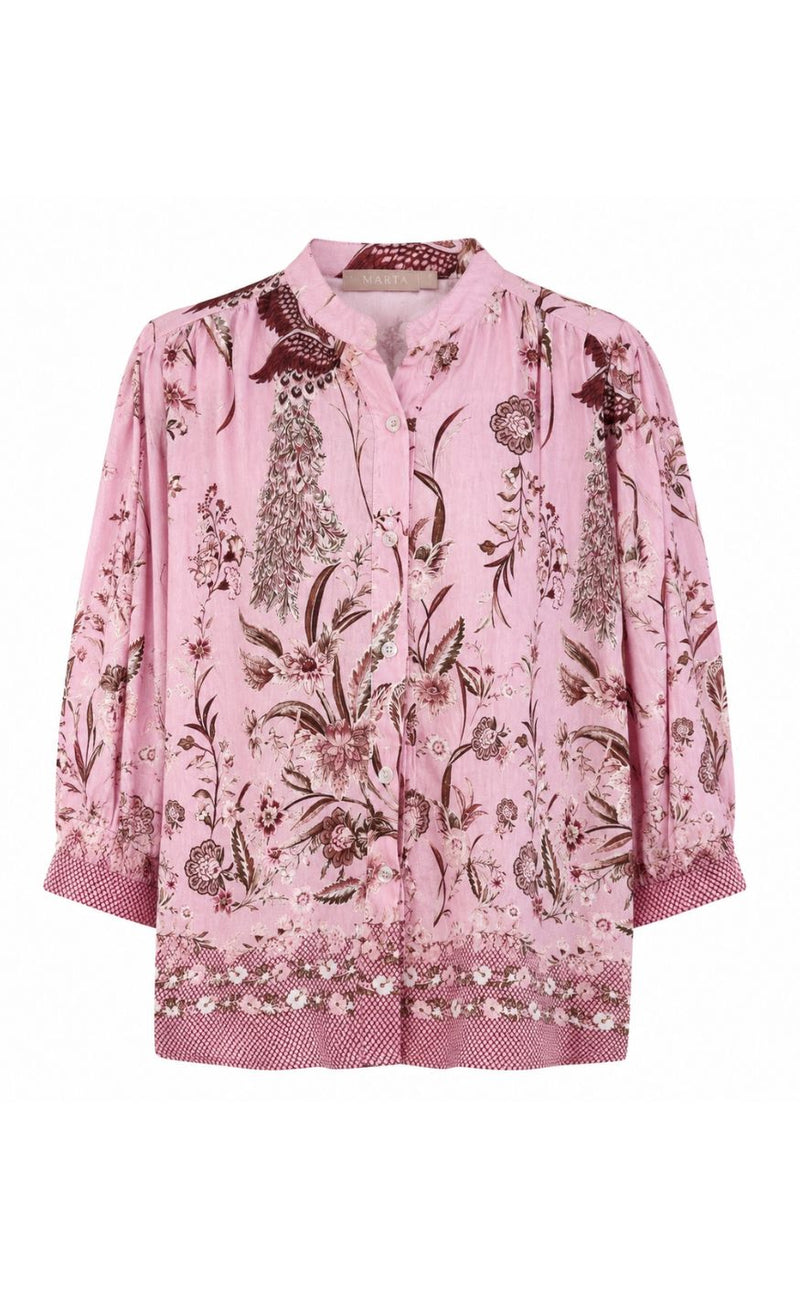 Marta Du Chateau Bluse - Destiny - Rosa3142tps