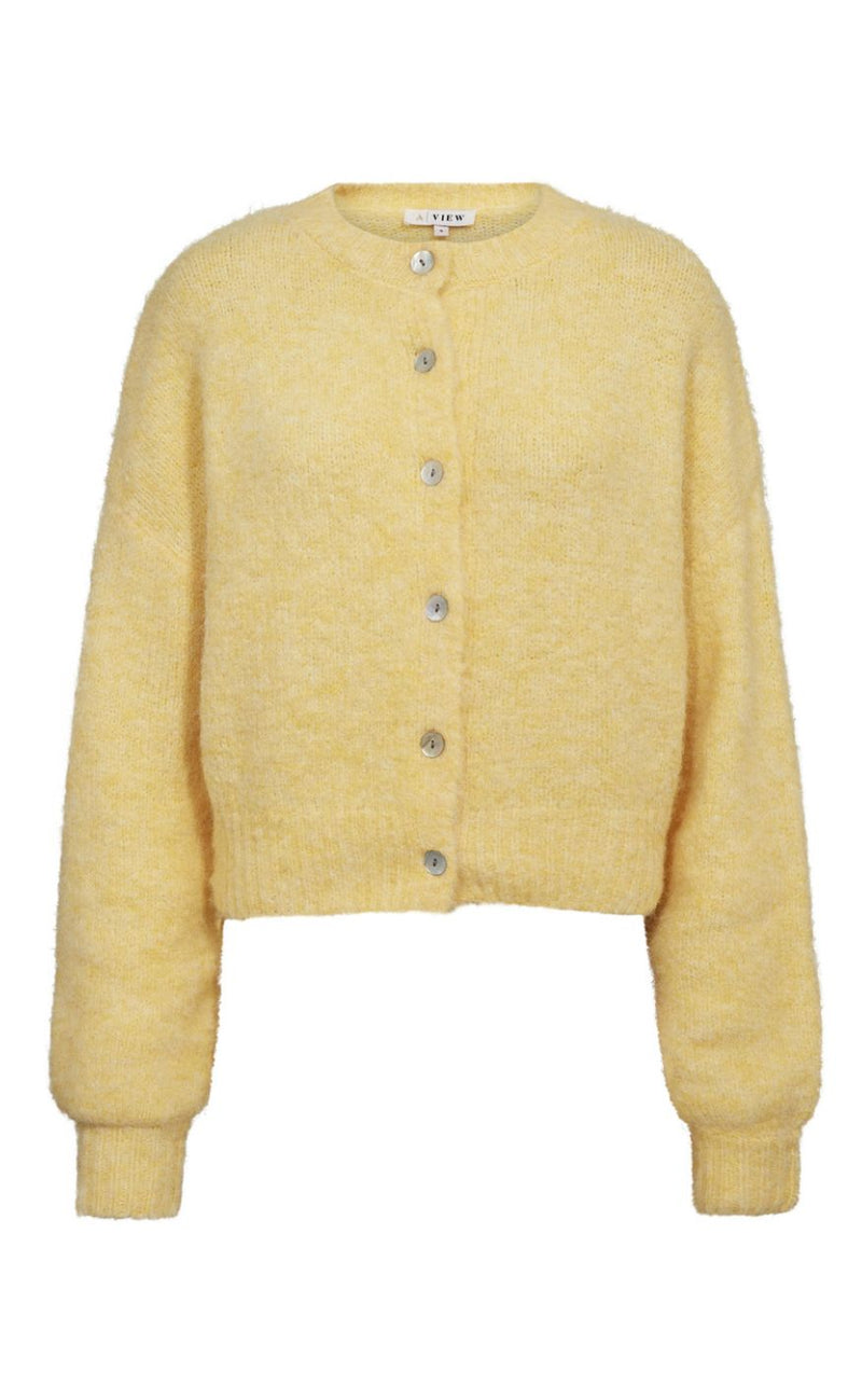 A-View Cardigan - Soft - Pale Yellow