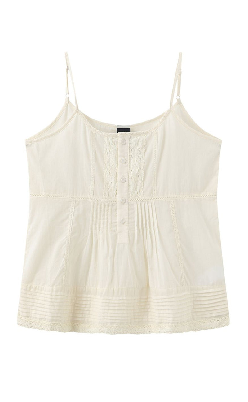 Luxzuz Topp - Viveca - Off White 7038