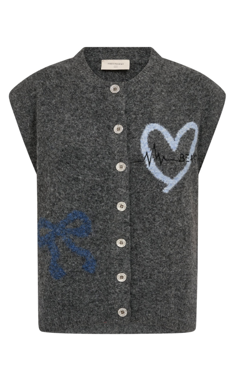 Freequent Vest - Nomas - Light Char Mel w Vint Indi Mel.