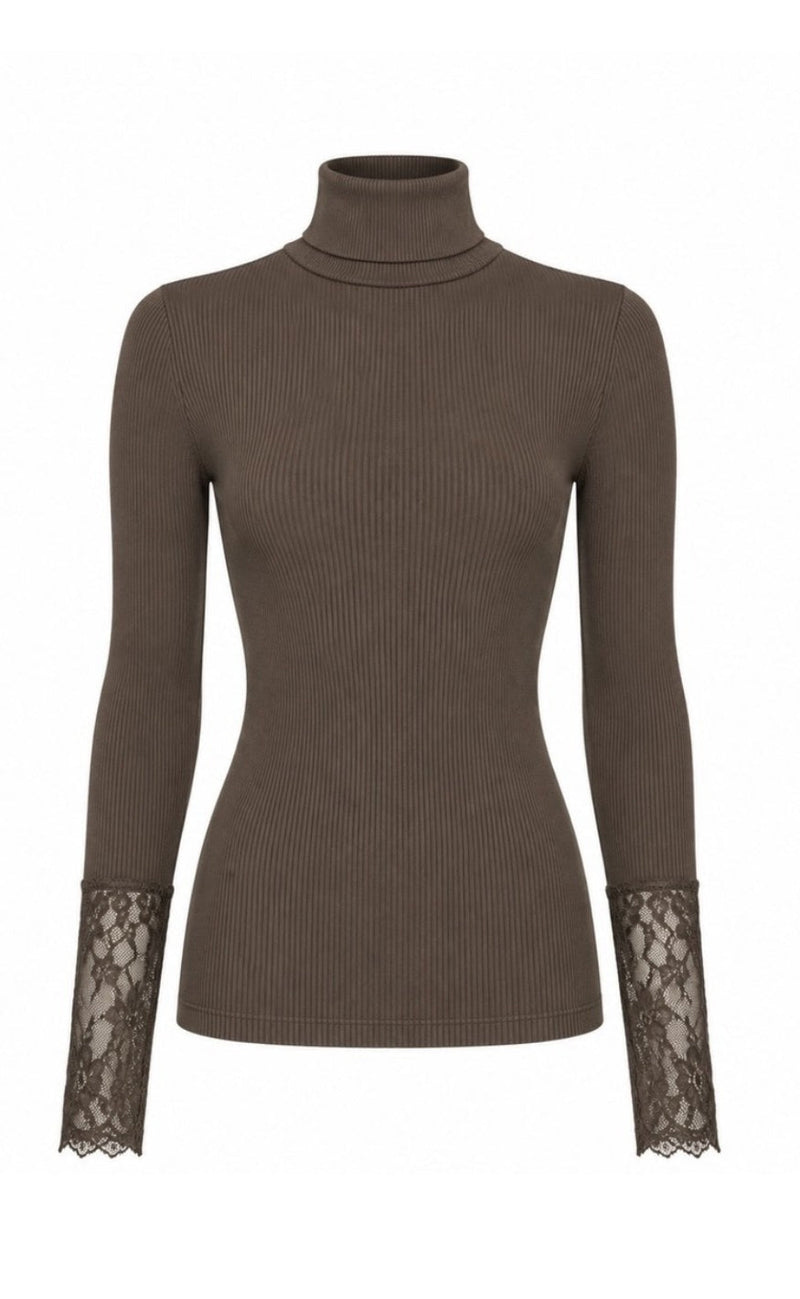 Tim & Simonsen Bluse - Maja Turtle Costina Lace - Noce