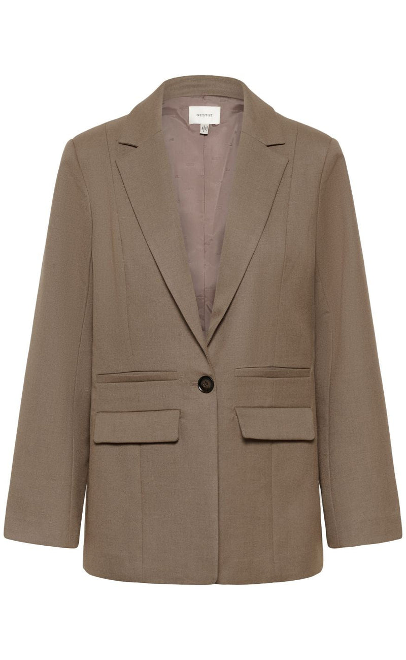 Gestuz Blazer - Paula - Dark Timberwolf Melange