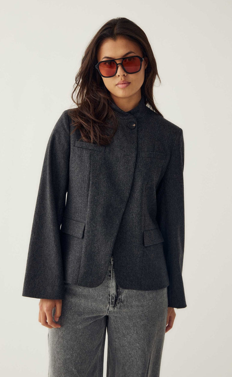 Noella Blazer - Monique - Dark Grey Melange
