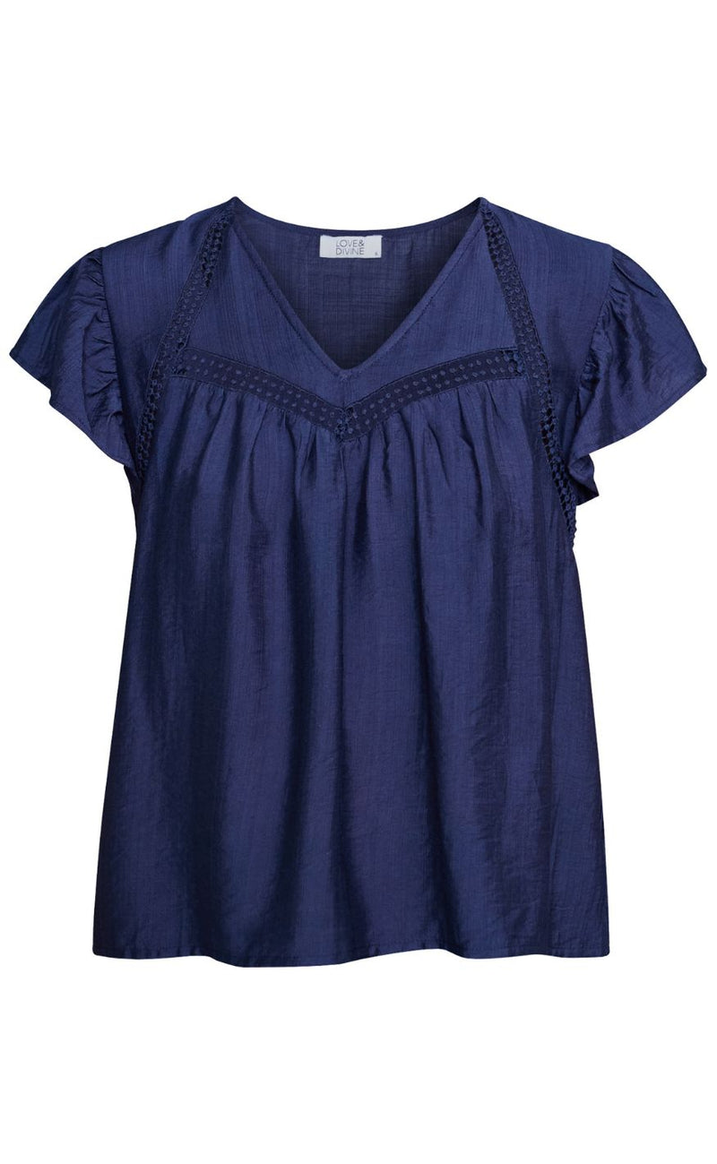 Love & Divine Topp - Love1616 - Midnight Blue